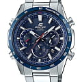 Casio Casio Edifice EQW-T650DB-2A EQW EQW-T650DB-2A  мужские часы синий циферблат, браслет  — вид спереди