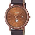 Casio Casio Collection MTP-B125RL-5A  MTP-B125RL-5A кварцевые мужские часы коричневый циферблат, браслет кожаный — вид спереди