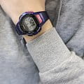 Casio LWS-1000H-2AVEF женские часы застежка крупным планом