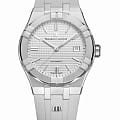Maurice Lacroix Maurice Lacroix Aikon Automatic AI6007-SS000-130-7  AI6007-SS000-130-7 механические мужские часы серебристый циферблат, браслет каучук — вид спереди