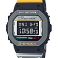 Casio Casio G-Shock DW-5610MT-1DR  DW-5610MT-1DR электронные мужские часы цветной циферблат, браслет сталь + пластик — вид спереди