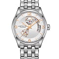Hamilton Hamilton Jazzmaster Open Heart Auto H32705151  H32705151 механические женские часы  белый циферблат, браслет нержавеющая сталь — вид спереди