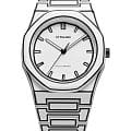 D1 Milano D1 Milano Polycarbon PCBJ34  PCBJ34 кварцевые мужские часы белый циферблат, браслет пластик — вид спереди