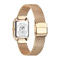 Citizen Citizen Eco-Drive EM0493-85P кварцевые женские часы часы крупный план бежевый циферблата