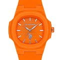 U.S. Polo Assn. U.S. Polo Assn. Yard USPA1050-04  USPA1050-04 кварцевые мужские часы оранжевый циферблат, браслет силикон — вид спереди