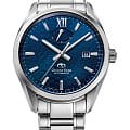 Orient Orient Contemporary RE-BX0004L0 (RE-BX0004L00B)  RE-BX0004L00B механические мужские часы синий циферблат, браслет нержавеющая сталь — вид спереди