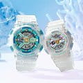 Casio Casio G-Shock SLV-21A-7A электронные мужские часы часы крупный план  циферблата