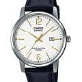 Casio Casio Collection MTS-110L-7A  MTS-110L-7A кварцевые мужские часы белый циферблат, браслет кожаный — вид спереди