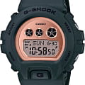 Casio Casio G-Shock GMD-S6900MC-3  GMD-S6900MC-3ER электронные женские часы розовый циферблат, браслет пластик — вид спереди