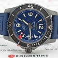 Breitling Breitling Superocean Automatic 46 Black Steel M17368D71C1S1 механические мужские часы часы крупный план синий циферблата