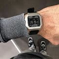 Casio Casio Standard Digital W-217HM-7BVEF (W-217HM-7B) illuminator японские мужские часы на браслете пластик боковой вид