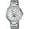 Casio Casio Sheen SHE-3044D-7A  SHE-3044D-7A кварцевые женские часы  перламутровый циферблат, браслет  — вид спереди
