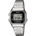 Casio Casio Collection LA680WEA-1EF  LA680WEA-1EF кварцевые женские часы серый циферблат, браслет нержавеющая сталь — вид спереди