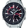 Casio Casio Edifice ERA-120DB-1A ERA ERA-120DB-1A кварцевые мужские часы черный циферблат, браслет нержавеющая сталь — вид спереди