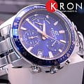 Casio Casio Edifice EFV-540D-2AVUDF (EFV-540D-2A) мужские часы синий циферблат на запястье