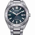 Citizen Citizen Eco-Drive BM7630-80X  BM7630-80X кварцевые мужские часы зеленый циферблат, браслет нержавеющая сталь — вид спереди