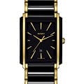 Rado Rado Integral R20204162  R20204162 кварцевые мужские часы черный циферблат, браслет сталь + pvd + керамика — вид спереди