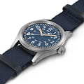 Hamilton Hamilton Khaki Field Mechanical H69439940 мужские часы синий циферблат на запястье