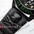 Philipp Plein Philipp Plein The Skull PWAAA0421 кварцевые мужские часы часы крупный план черный циферблата