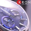 Casio Casio Edifice EQB-700L-2A, edifice япония мужские часы на браслете 18-каратное желтое золото боковой вид
