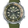 Seiko Seiko Prospex SRPF83K1  SRPF83K1 механические мужские часы зеленый циферблат, браслет силикон — вид спереди