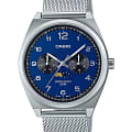 Casio Casio Classic MTP-M300M-2A  MTP-M300M-2A кварцевые мужские часы синий циферблат, браслет нержавеющая сталь — вид спереди