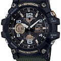Casio Casio G-Shock GWG-100-1A3 Mudmaster GWG-100-1A3ER электронные мужские часы черный циферблат, браслет пластик — вид спереди