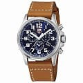 Luminox Luminox XL.1944  XL.1944 электронные мужские часы синий циферблат, браслет кожа + текстиль — вид спереди