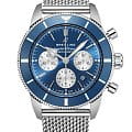 Breitling Breitling Superocean Heritage B01 Chronograph 44 AB0162161C1A1  AB0162161C1A1 механические мужские часы синий циферблат, браслет нержавеющая сталь — вид спереди