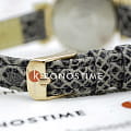Anne Klein Anne Klein Leather 2246RGSN кварцевые женские часы часы, крупный план черный циферблат