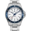 Hamilton Hamilton Khaki Navy Scuba Automatic H82505150  H82505150 механические мужские часы  белый циферблат, браслет нержавеющая сталь — вид спереди