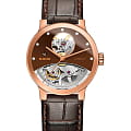 Rado Rado Centrix Automatic Diamonds Open Heart R30248715 Automatic R30248715 механические женские часы коричневый циферблат, браслет кожаный — вид спереди