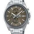 Casio Casio Edifice EFV-610D-5CVUDF (EFV-610D-5C) EFV EFV-610D-5C кварцевые мужские часы зеленый циферблат, браслет нержавеющая сталь — вид спереди