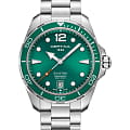 Certina Certina DS Action C032.451.11.097.00 DS Action C0324511109700 кварцевые мужские часы  зеленый циферблат, браслет нержавеющая сталь — вид спереди
