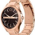 Armani Exchange Armani Exchange Hampton AX2449  итальянские мужские часы на браслете сталь с ip покрытием боковой вид
