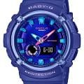 Casio Casio Baby-G BGA-280DN-2ADR (BGA-280DN-2A)  BGA-280DN-2ADR кварцевые женские часы синий циферблат, браслет пластик — вид спереди