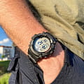 Casio Casio Collection AE-1500WHX-3AVDF (AE-1500WHX-3A), collection япония мужские часы на браслете пластик боковой вид