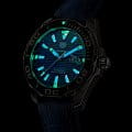 TAG Heuer TAG Heuer Aquaracer Professional 300 WAY201P.FT6178 механические мужские часы часы крупный план синий циферблата