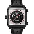 TAG Heuer TAG Heuer Monaco CAW218F.FC6356  CAW218F.FC6356 механические мужские часы черный циферблат, браслет кожаный — вид спереди