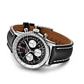 Breitling Breitling Navitimer B01 Chronograph 43 AB0121211B1X1, navitimer швейцария мужские часы на браслете кожаный боковой вид