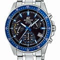 Casio Casio Edifice EFV-540D-1A2VUDF (EFV-540D-1A2) EFV EFV-540D-1A2 кварцевые мужские часы  черный циферблат, браслет нержавеющая сталь — вид спереди