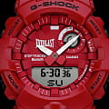 Casio Casio G-Shock GBA-800EL-4A электронные мужские часы часы крупный план красный циферблата