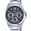 Casio Casio Sheen SHE-3512D-1A  SHE-3512D-1A кварцевые женские часы черный циферблат, браслет  — вид спереди