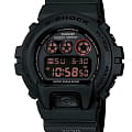 Casio Casio G-Shock DW-6900MS-1  DW-6900MS-1D электронные мужские часы черный циферблат, браслет пластик — вид спереди