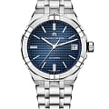 Maurice Lacroix Maurice Lacroix Aikon Automatic AI6007-SS002-430-1  AI6007-SS002-430-1 механические мужские часы синий циферблат, браслет нержавеющая сталь — вид спереди
