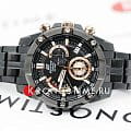 Casio Casio Edifice EFR-559DC-1AVUDF (EFR-559DC-1A) кварцевые мужские часы часы крупный план  циферблата