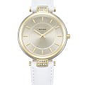 Kenneth Cole Kenneth Cole Modern Classic KCWLA0026703  KCWLA0026703 кварцевые женские часы  шампань циферблат, браслет кожаный — вид спереди