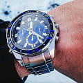 Casio EFR-534D-1A2 мужские часы застежка крупным планом