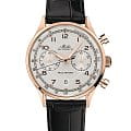 Mido Mido Multifort Patrimony Chronograph M040.427.36.262.00  M0404273626200 механические мужские часы белый циферблат, браслет кожаный — вид спереди