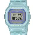 Casio Casio G-Shock SLV-21B-2E  SLV-21B-2E электронные мужские часы фиолетовый циферблат, браслет пластик — вид спереди